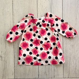 Baby Gap Dress with Flowers and Polka Dots